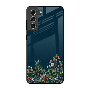 Small Garden Glass Case For Samsung Galaxy S21 FE 5G Premium Edge Compact Shell