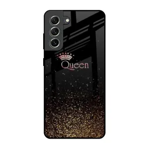 I Am The Queen Glass Case for Samsung Galaxy S21 FE 5G Strong material Strong Surface