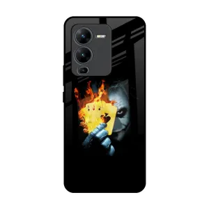 AAA Joker Glass Case for Vivo V25 Pro Smooth Grip Layer