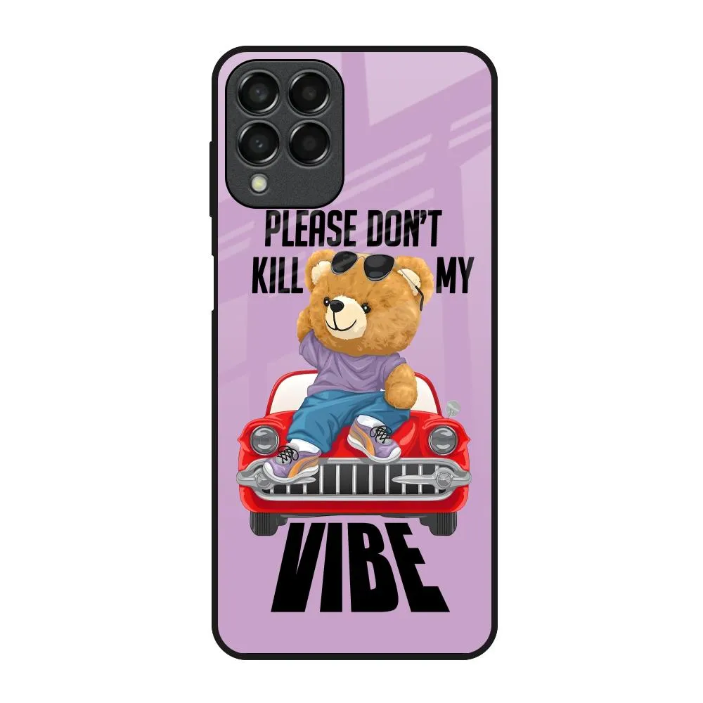 Matte Shield Layer Impact Resistant Don't Kill My Vibe Glass Case for Samsung Galaxy M53 5G
