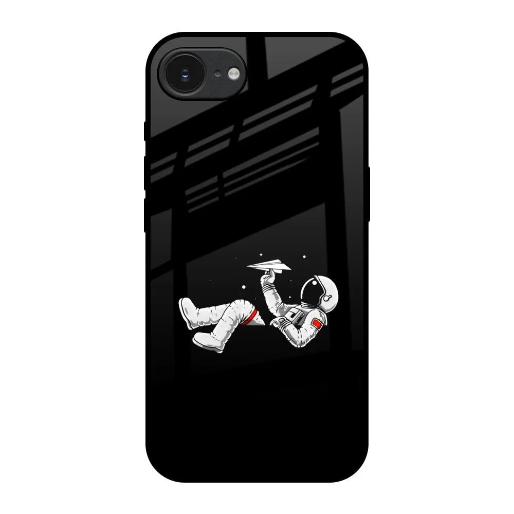 Space Traveller Glass Case for Apple iPhone 16e Strong Outline