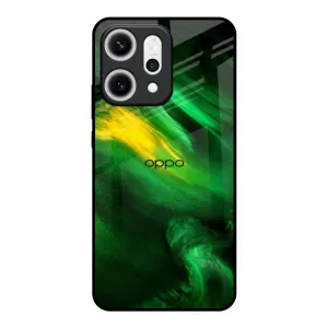 Forest Galaxy Glass Case for Oppo Reno14 5G Color Pattern Drop Defense