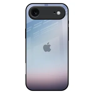 Glossy Texture Layer Refined Style Light Sky Texture Glass Case for iPhone 17 Air