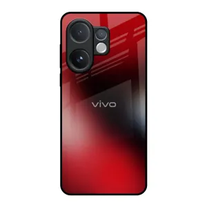 Red Garnet Glass Case for Vivo V60 5G Durable Pattern Texture