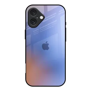 Shock Guard Blue Aura Glass Case for iPhone 16