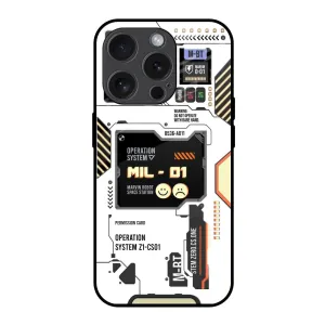 Tech Display Glass Case for iPhone 15 Pro Water shield