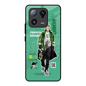 Smooth Detail Cushioned Edge Zoro Bape Glass Case for Mi 13 Pro