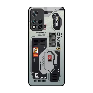 Techno Vibes Glass Case for Mi 11i Durable Form