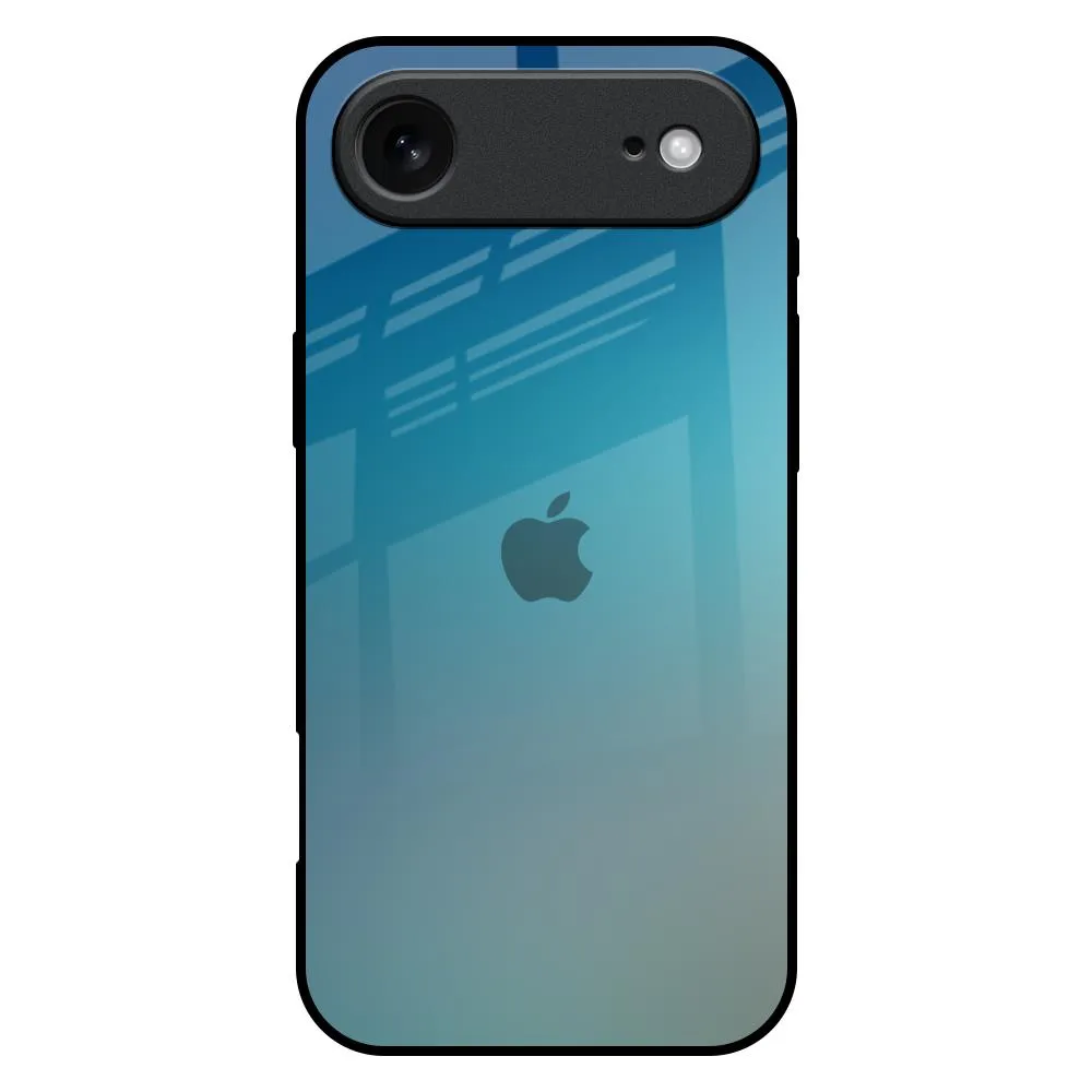 Stylish Surface Design Premium Detail Finish Sea Theme Gradient Glass Case for iPhone 17 Air