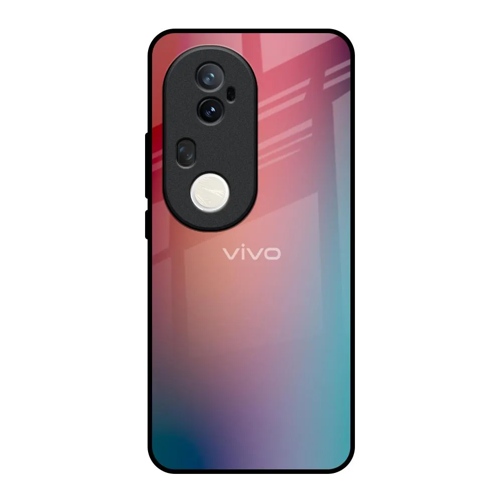 Bold colors Dusty Multi Gradient Glass Case for Vivo T4 Ultra 5G