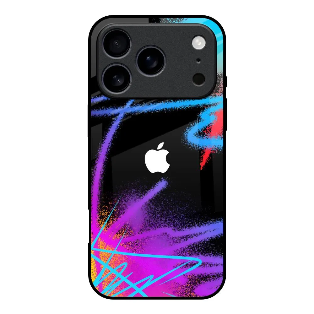 Brushy Color Glass Case for iPhone 17 Pro Light Design Sporty Appeal