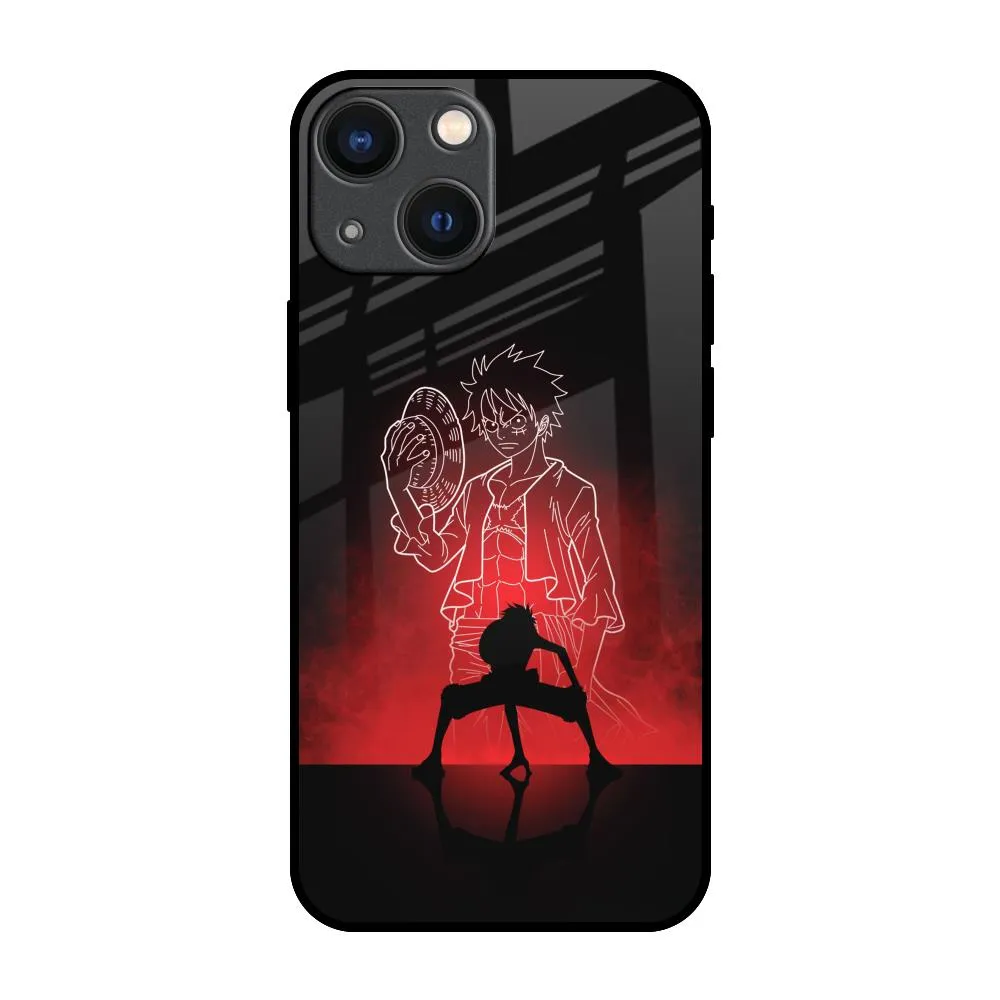 Stylish Form Soul Of Anime Glass Case for iPhone 14 Plus