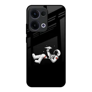 Space Traveller Glass Case for Oppo Reno13 5G Soft touch layer