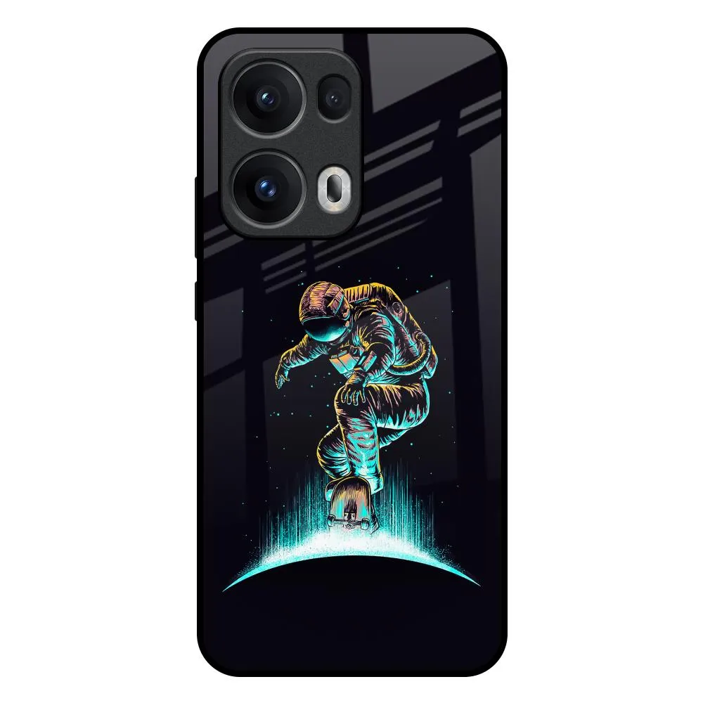 Star Ride Glass Case for Oppo Reno13 Pro 5G Soft Finish Layer Light Finish