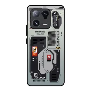 Techno Vibes Glass Case for Mi 13 Pro Fashion Design Pocket Friendly