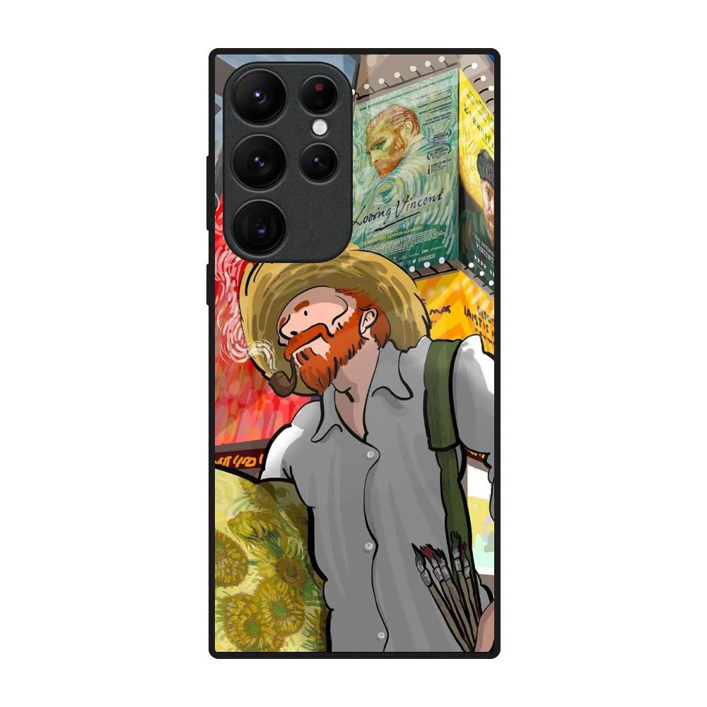 Loving Vincent Glass Case for Samsung Galaxy S22 Ultra 5G Modern Accessory