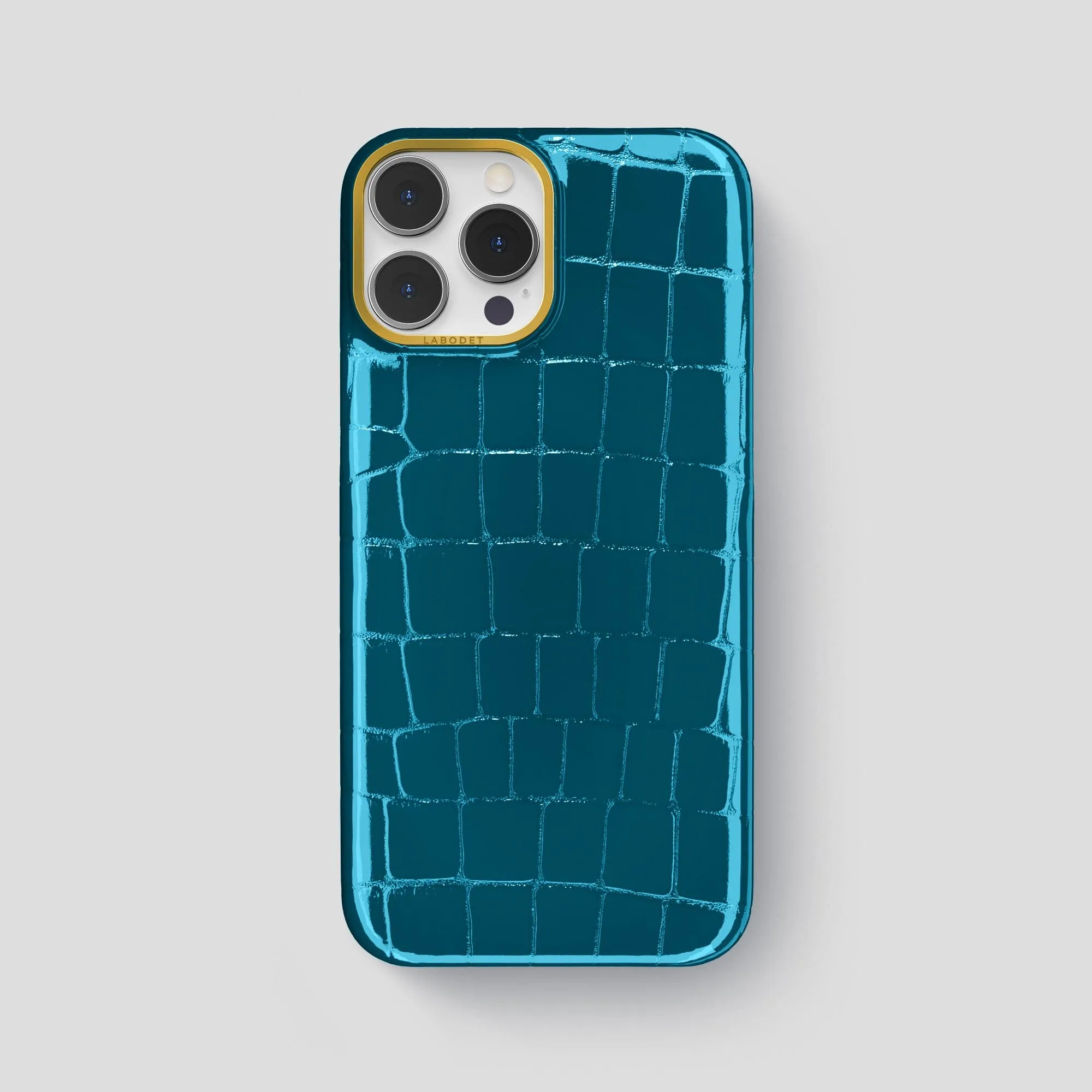 Stylish Touch Urban Style Classic Case For iPhone 15 Pro Max In Shiny Alligator