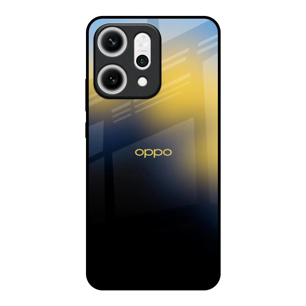 Vivid Surface Sunflower Garden Glass Case for Oppo Reno14 5G