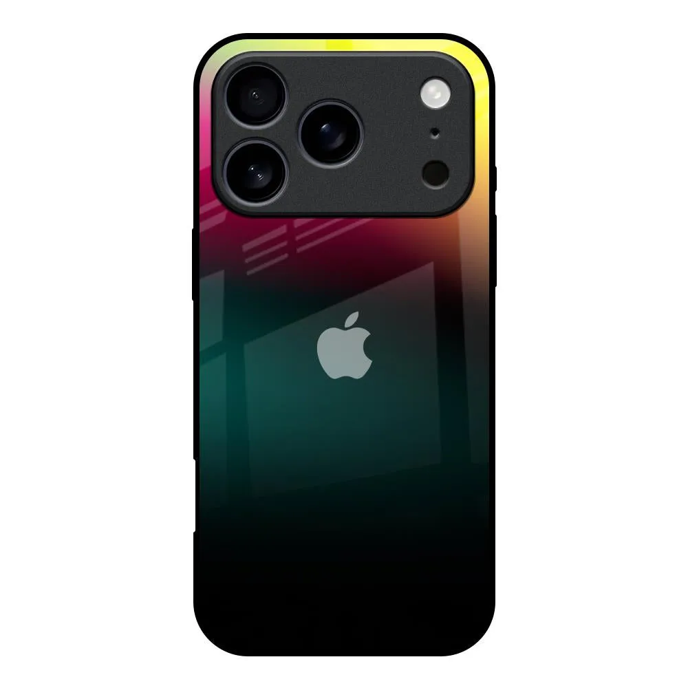 Sunland Gradient Glass Case for iPhone 17 Pro Shock Absorber