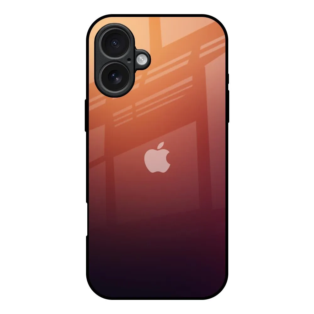 Sport Inspired Sunset Background Glass Case for iPhone 17