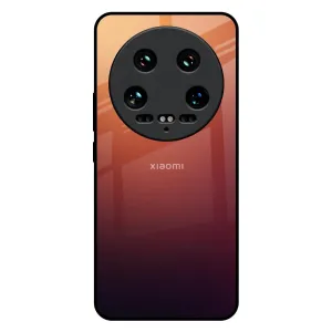 Creative Pattern Premium Form Sunset Background Glass Case for Mi 14 Ultra 5G