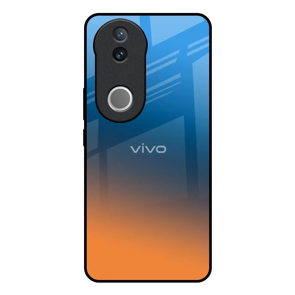 Sunset Of Ocean Glass Case for IQOO Z10R 5G Hybrid Edge Finish Minimal Shield Texture