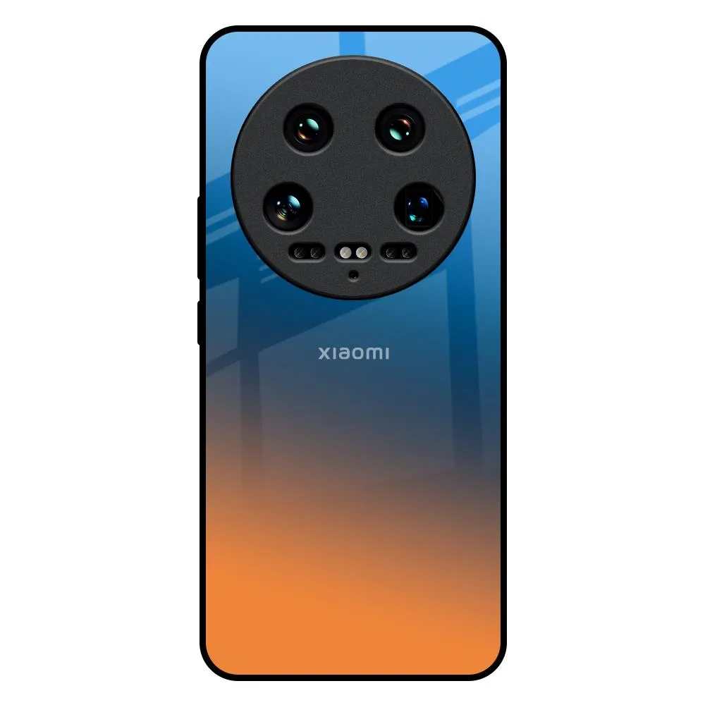 Urban Style Sunset Of Ocean Glass Case for Mi 14 Ultra 5G