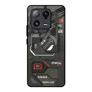 Tech Aesthetics Glass Case for Mi 13 Pro Durable touch Carbon Fiber