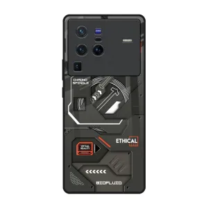 Universal Design Creative Artwork Tech Aesthetics Glass Case for Vivo X80 Pro 5G