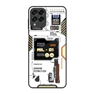 Tech Display Glass Case for Samsung Galaxy M53 5G Soft Silicone