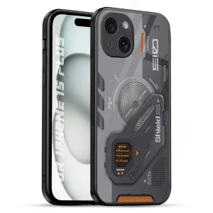 Tech Lifestyle Glass Case for iPhone 15 Plus Gloss Layer Finish