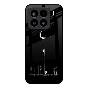 Catch the Moon Glass Case for Mi 15 5G Luxury Layer Texture