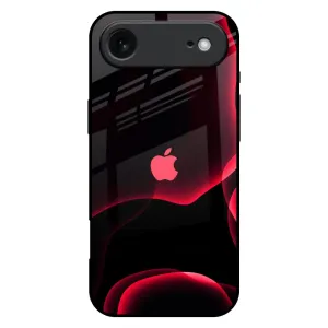 Red Thunder Glass Case for iPhone 17 Air Refined Edge Comfort Shield