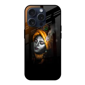 Ombre Krishna Glass Case for iPhone 15 Pro Soft Grip Layer Light Form