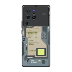 Art Station Glass Case for Vivo X80 Pro 5G Matte Texture Surface Vivid colors