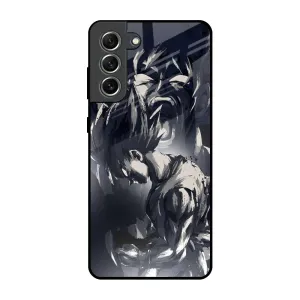 Soft edges Sketch Art DB Glass Case for Samsung Galaxy S21 FE 5G