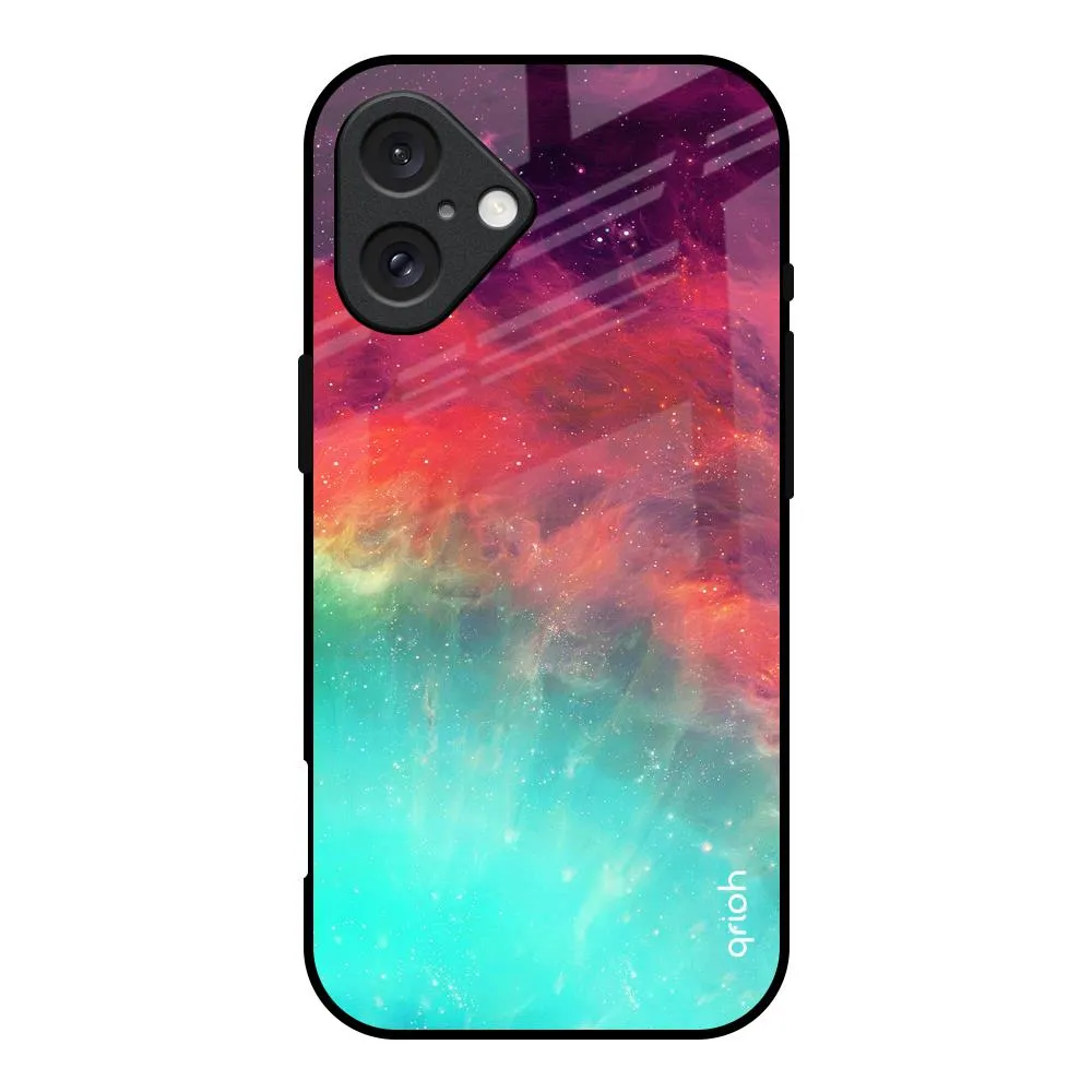 Pocket Size Colorful Aura Glass Case for iPhone 16