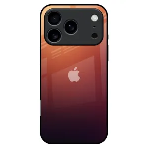 Sunset Background Glass Case for iPhone 17 Pro Max Creative Style