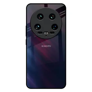 Hybrid Material Classic Texture Pink Way Glass Case for Mi 14 Ultra 5G