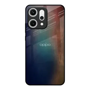 Rusty Gradient Glass Case for Oppo Reno14 5G Grip Safe Polished Texture