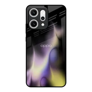 Flames Flow Glass Case for Oppo Reno14 5G Creative Pattern Refined Protection