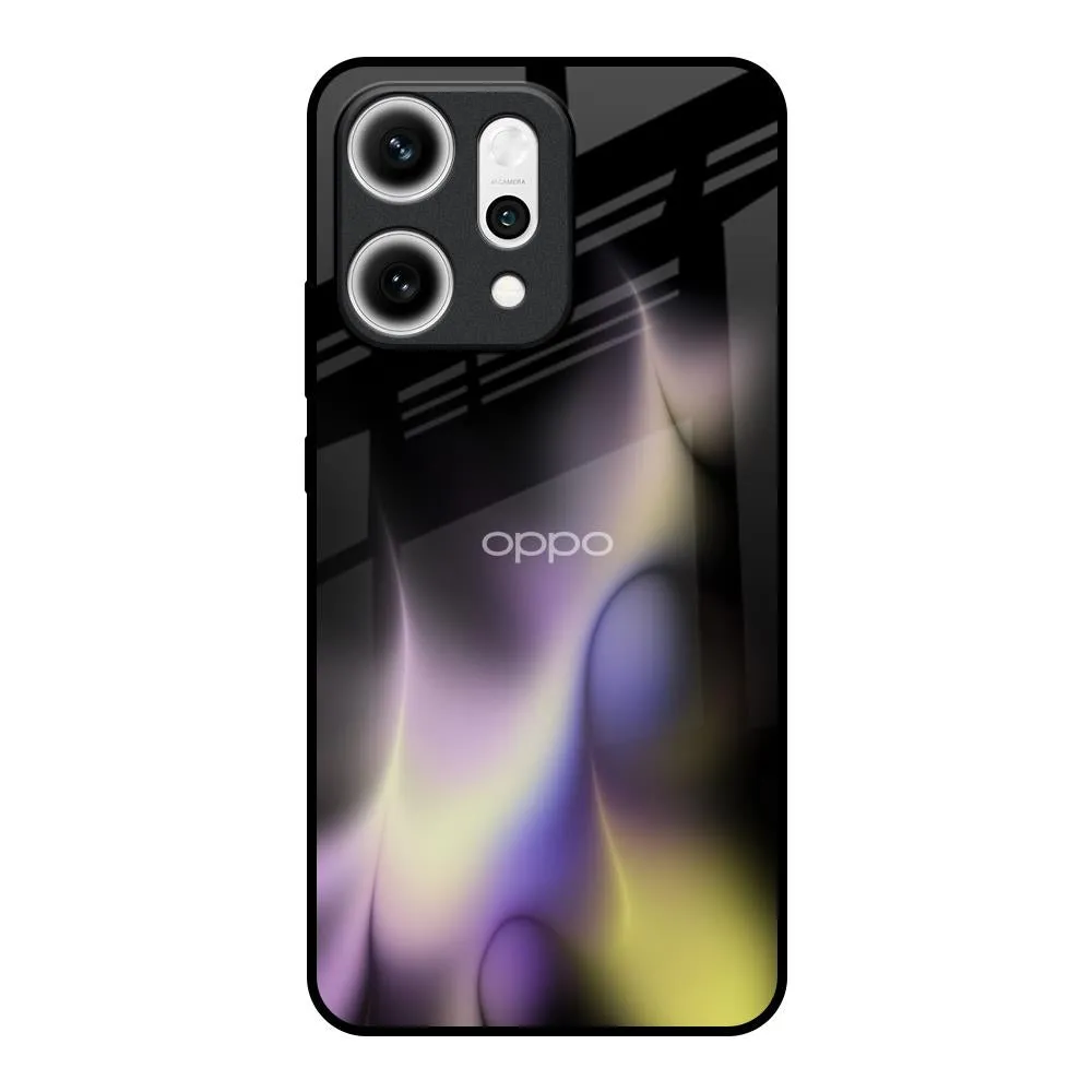 Flames Flow Glass Case for Oppo Reno14 5G Creative Pattern Refined Protection
