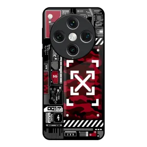 Technology Art Glass Case for Oppo Find x8 Pro Protective Pattern