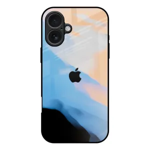 Luxury Detail Texture Winter Mountain Glass Case for iPhone 17