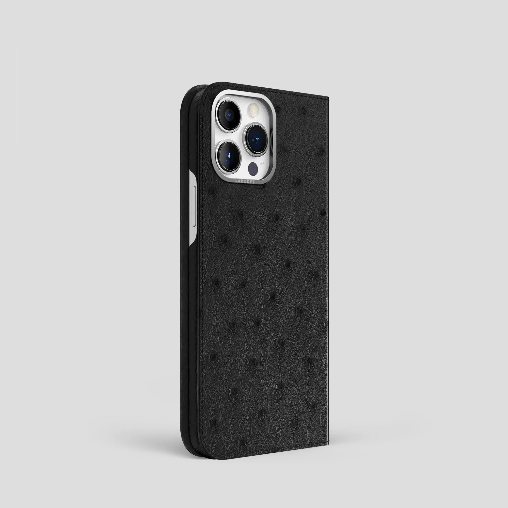 Durable Form Folio Case For iPhone 15 Pro In Ostrich