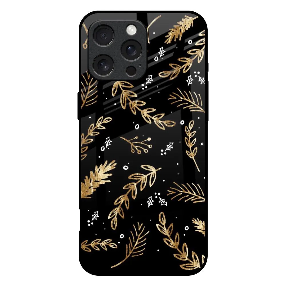 Autumn Leaves Glass Case for iPhone 16 Pro Max Comfort Edge Layer