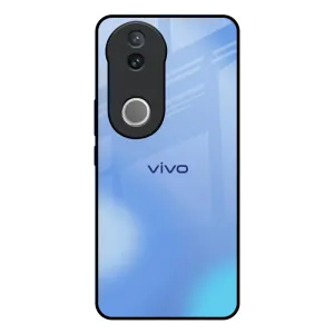 Vibrant Blue Texture Glass Case for IQOO Z10R 5G Fashion Statement Reusable Material