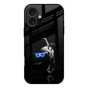 Strong protection Car In Dark Glass Case for iPhone 17