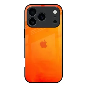 Tangy Orange Glass Case for iPhone 17 Pro Everyday Look