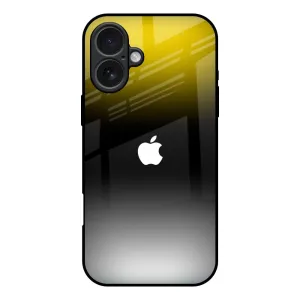 Versatile Accessory Flexible Detail Yellow Shadow Glass Case for iPhone 17